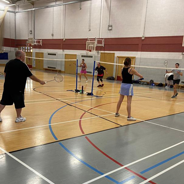 RWP Badminton Club play in South East Bristol